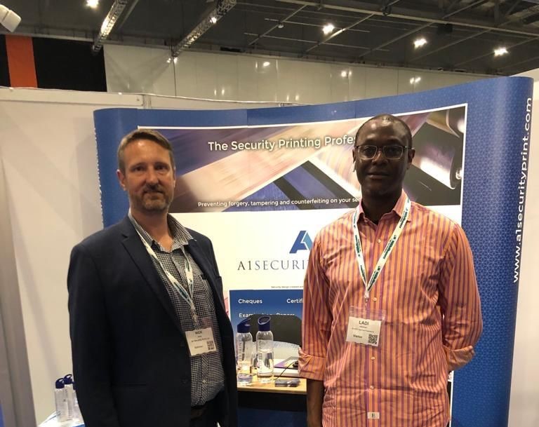 A1 Security Print (@a1securityprint) on Twitter photo Delighted that some #international clients have been able to make the journey to <a href="/IdentityWeek_ID/">Identity Week</a> and visit our stand.
#SDW #Security Delighted that some #international clients have been able to make the journey to <a href="/IdentityWeek_ID/">Identity Week</a> and visit our stand.
#SDW #Security
