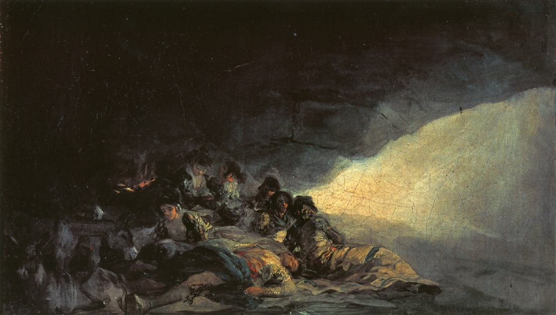 RT @artistgoya: Vagabonds Resting in a Cave, 1800 #goya #romanticism https://t.co/P4CZTlwqq7