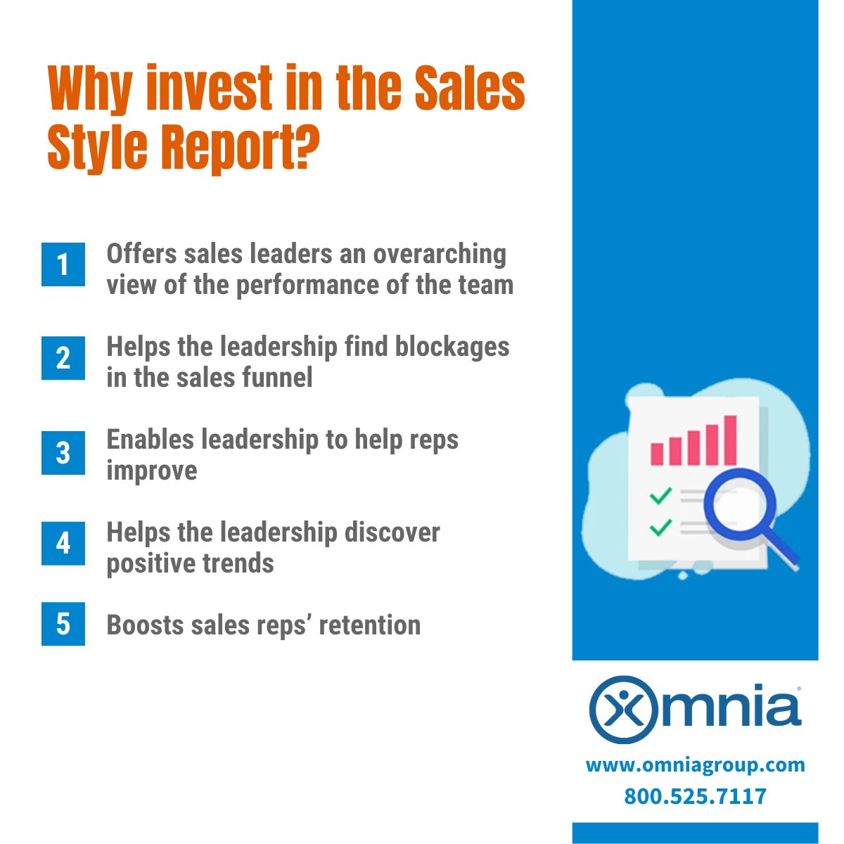 OmniaGroup's tweet photo. Five reasons to invest in the Omnia Sales Style Report.
#Omnia #OmniaReports #SalesStyleReport #SalesStyle https://t.co/Viq0GqK5Bs