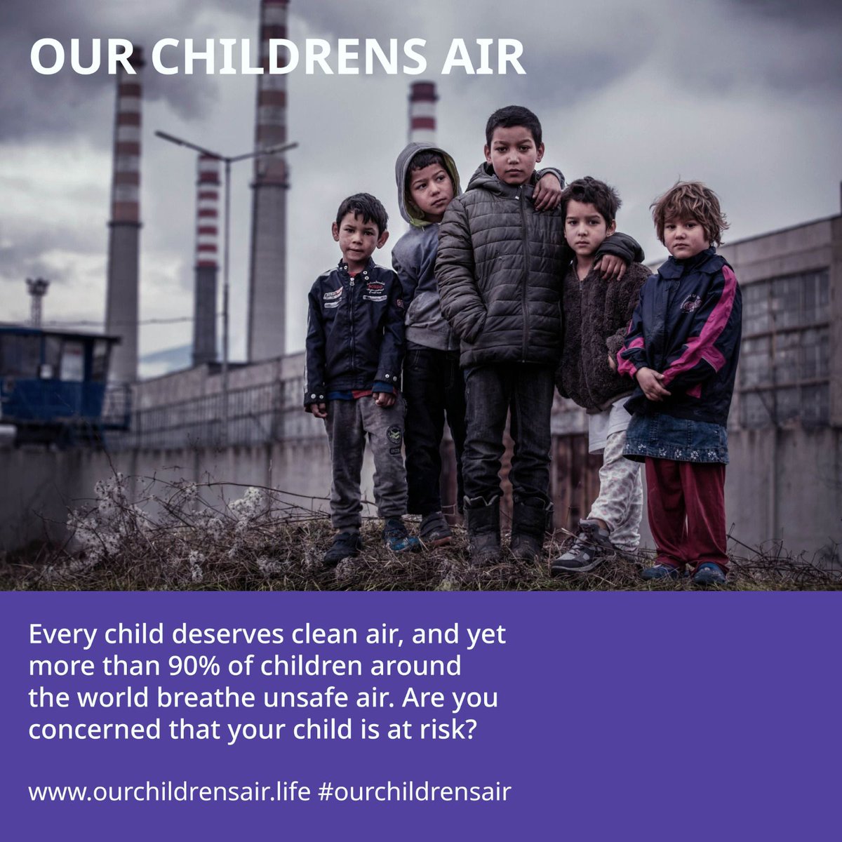 Dirty air is stunting children's health. Along with @BhavreenMK @ptomcik, I'm inviting parents to share their stories of how #AirPollution is impacting their families & Govt's worldwide must implement new @WHO guidelines #cleanairforall #ourchildrensair ourchildrensair.life