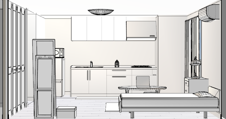 収納たっぷりで住みやすそうな部屋じゃねえの!ベランダも広くてねえ!本編に一切出てきません!バカ!! 