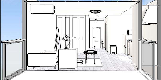 収納たっぷりで住みやすそうな部屋じゃねえの!ベランダも広くてねえ!本編に一切出てきません!バカ!! 
