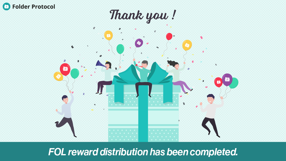 Reward is being distributed