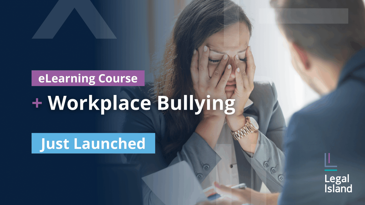 LIeLearning's tweet photo. Legal Island is delighted to announce our brand-new Workplace Bullying eLearning Course has just launched in Northern Ireland 🚀

FREE demo on behalf of your organisation 👇

https://t.co/Gid1xtGej1

#bullying #harrasment #workplace https://t.co/KRLBvVDGcX