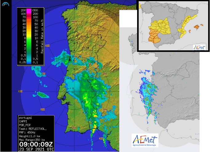 Netweather's tweet photo. Overwhelming rainfall today in SW Spain #Heulva Province #Flooding https://t.co/CJQdSvsY0K