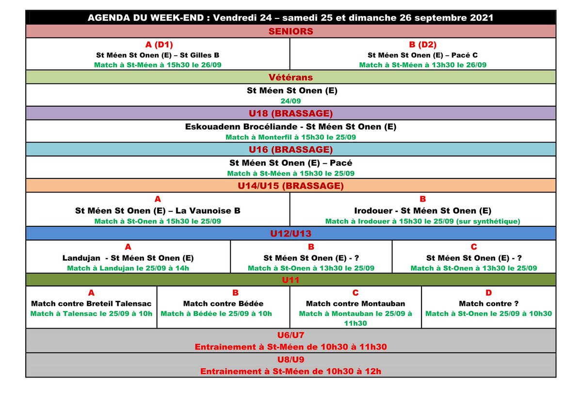 ussmso's tweet image. [AGENDA]

📆 Retrouvez ci-dessous le planning des matchs du week-end pour toutes nos équipes 

👇