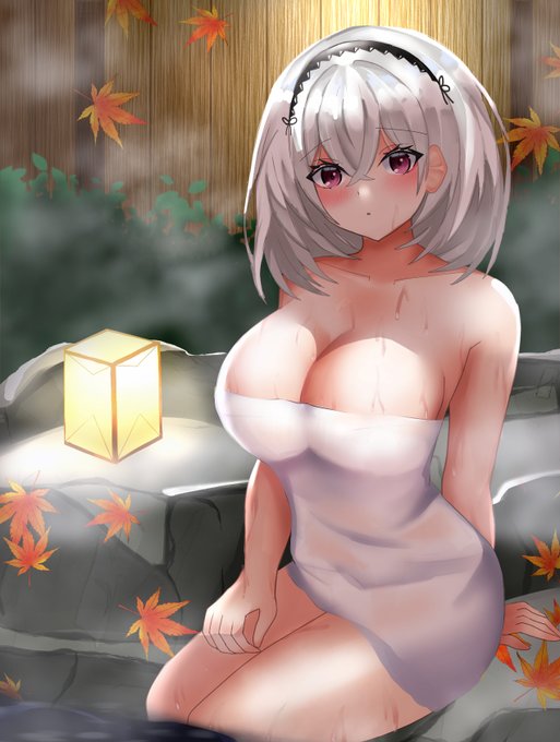 温泉 with シリアス

#イラスト #アズールレーン #秋の創作クラスタフォロー祭り   #アズレン #イラスト好きな人と繋がりたい 