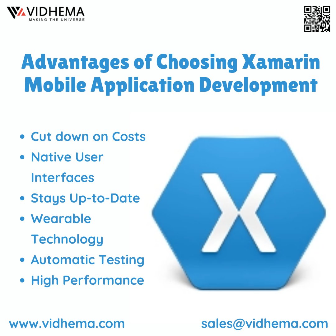Vidhema1's tweet image. Xamarin unlocks the possibilities for you to target diverse mobile platforms. We offer #xamarinappdevelopment services to build full-featured, cross-platform mobile apps offering native user experience.
#xamarin #xamarinapps #xamarintechnology #xamarindevelopment #appdeveloper