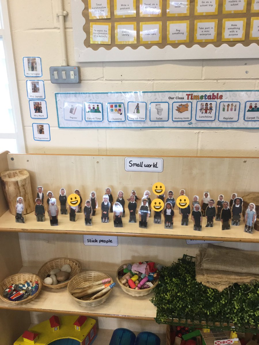 GatesPenguins's tweet photo. We are loving our new mini me’s in class today! They have been on trains, back in time to dinoland and building their own houses! The potential is endless! @ABCDoes #abcdoes #minime #eyfs #imagination #communicationandlanguage https://t.co/AV0SCaG6Lh
