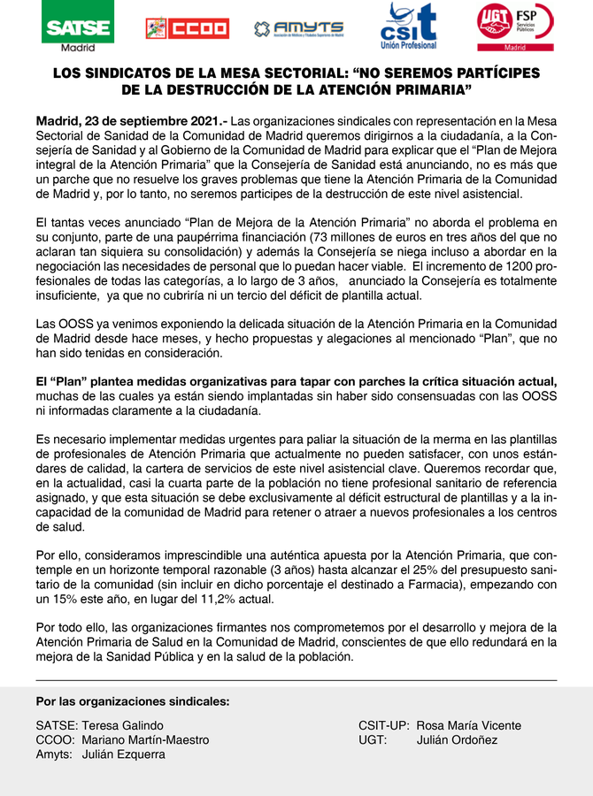 Foto cedida por SATSE