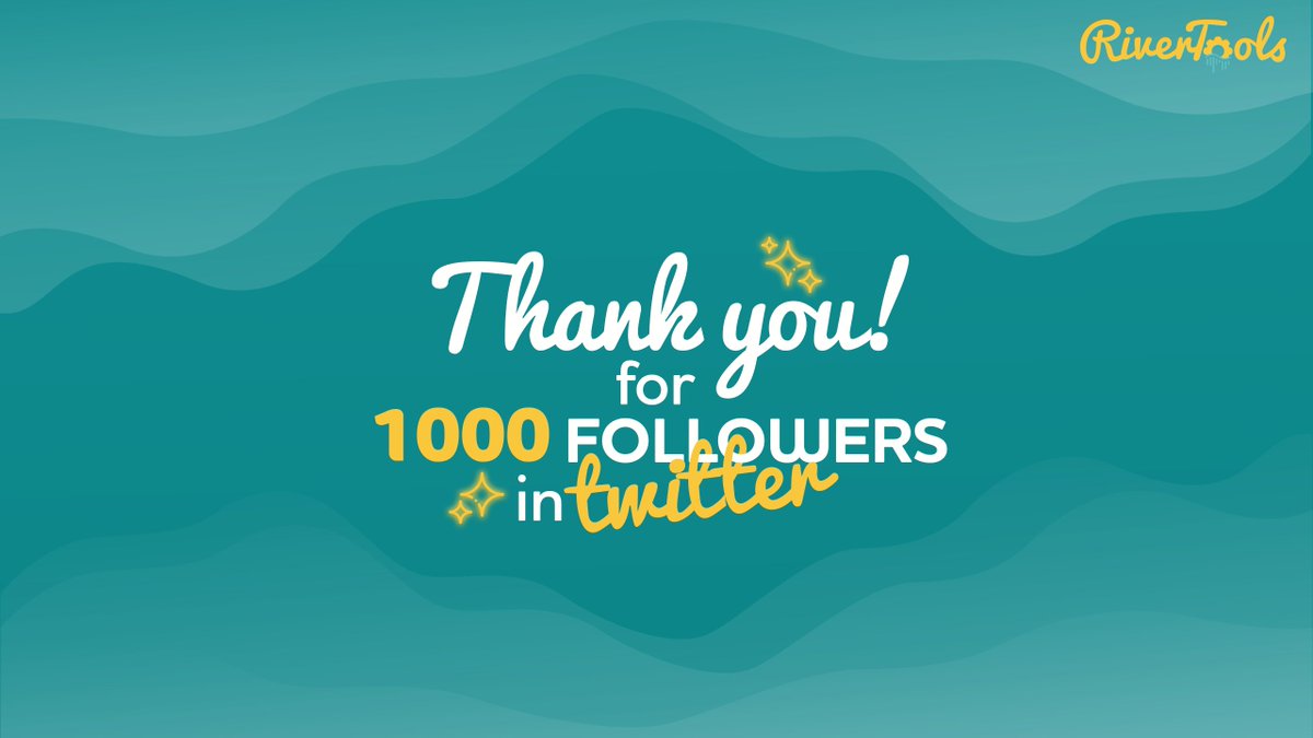River_Tools's tweet photo. We reached #1000 Followers here on Twitter.

Thank you for your support!

$TOOLS #Moonriver #Kusama https://t.co/182SEEmS5z