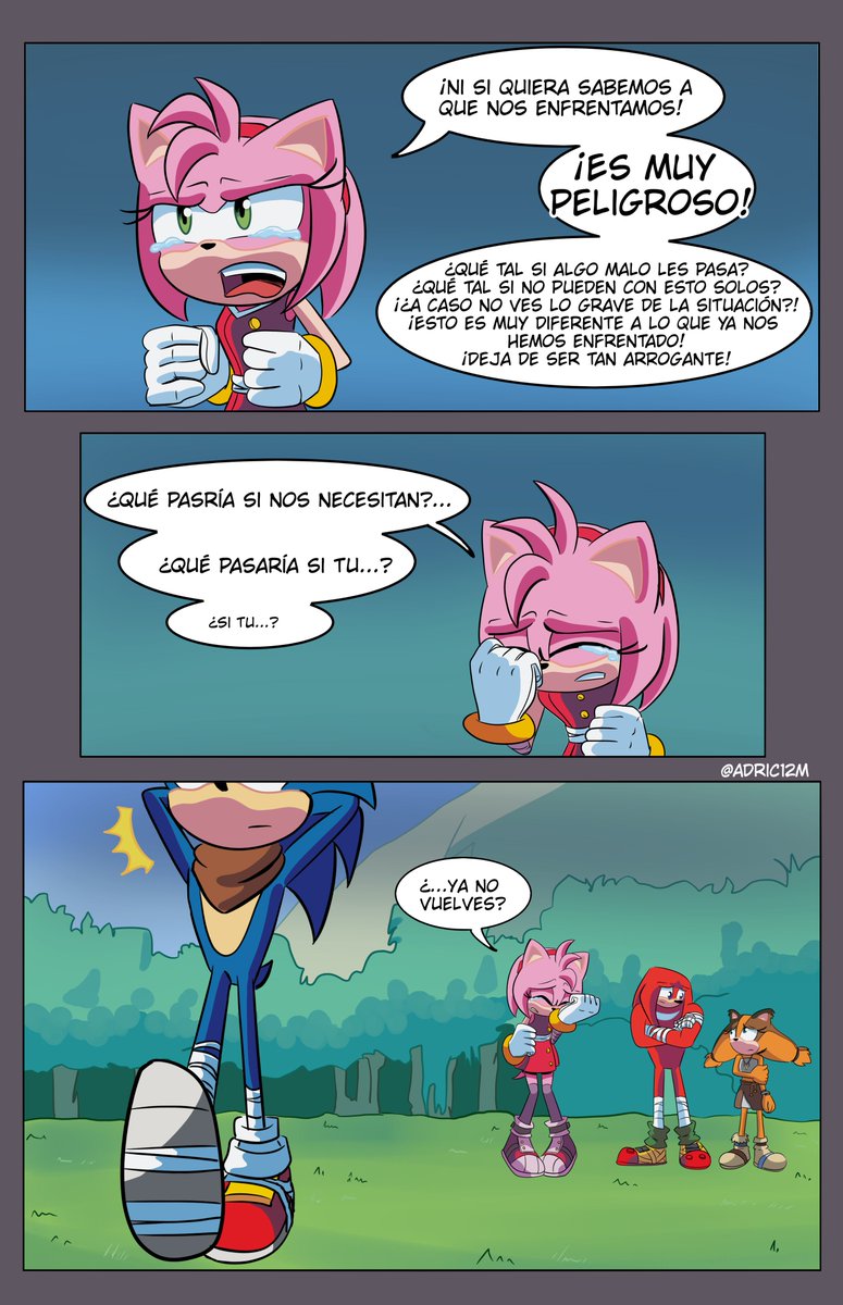 AdriC12m's tweet photo. Pequeño comic Sonamy Boom 
#SonicTheHedgehog #sonicboom #Sonamy #Sonamyboom #Fancomic #comicfan #ComicArt #comic https://t.co/0uHwyb31HB