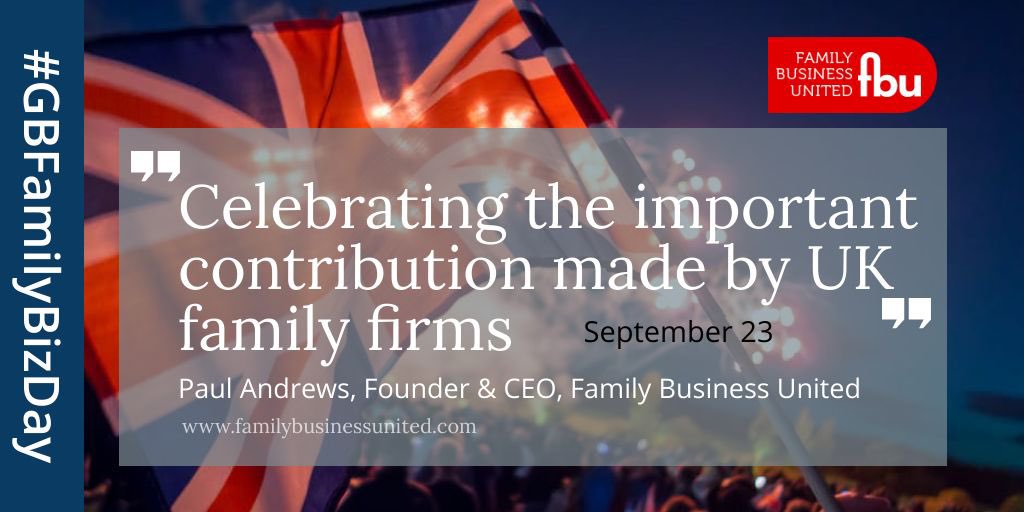 It’s #FamilyBizDay so a 👋 to @FamilyBizPaul and @John4Carlisle - and a big shout out to our #FamilyBiz clients - including @fcdouch @StoreAndSecure @dwphousing @BerryRec @REIDsteel @BrymorLtd Barnbrook Systems, @E3Consulting @CliveEmson @SnowsGroup @MarshamCourt Dorset Snails 👏