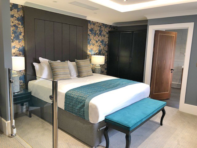 Furnotel's tweet photo. Take a glimpse at a current project almost completed at Hensol Castle, a premier wedding venue near Cardiff.  We designed and manufactured the full package of veneered and sprayed casegoods from high upholstered headboards to glass topped bedside tables. https://t.co/Cmu9A56FJu https://t.co/uVJidnkLAl