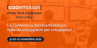 Puggers, volete un premium ticket free per Codemotion Online Tech Conference Italian Edition? Volete un accesso esclusivo a workshop, discord, chat e Q&amp;A con gli speaker? Correte subito su codemo.me/COMMUNITY_AUTU… i posti sono limitati!
#daje