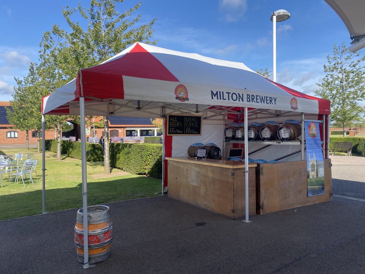 miltonbrewery's tweet image. The Milton Brewery bar ⁦@NewmarketRace⁩ is now open!