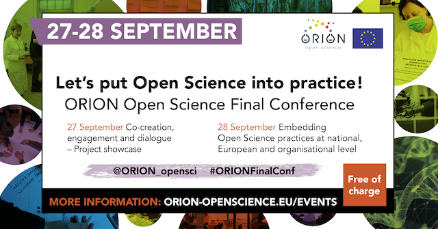 ORION_opensci's tweet photo. Welcome to #ORIONFinalConf on 27-28 Sep Meet speakers from: @UNESCO @EU_Commission  @FundlaCaixa @FECYT_Ciencia @BabrahamInst @UABBarcelona @CEITEC_Brno @JCMM_Brno @SaludISCIII @vetenskapoallm @MDC_Berlin @CRGenomica @tudelft @UKRI_News #EULife and more.  https://t.co/FaIvlI9BwQ https://t.co/2FutzNyHaW