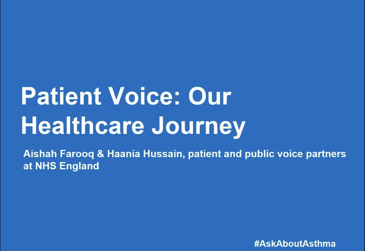 ItsAishahF's tweet photo. It was a pleasure speaking at the #AskAboutAsthma virtual conference🌟
I’ll be joining the Q&A later this morning, so do come along and ask your questions!
#AskAboutAsthma #AAASharethemessage #AsthmaCare @HealthyLDN https://t.co/ZPifgL9kAF