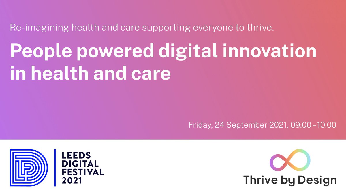 There is still time to book onto Friday's people powered digital innovation event, we'll share compelling stories of innovation powered by personal experience. Join @Anniecoops, <a href="/ChaytorCraig/">Craig Chaytor</a>, <a href="/MollyWattTalks/">Molly Barnes (aka Molly Watt) (deafblind)</a>, <a href="/MaddieJulian/">Maddie Julian</a>, <a href="/IanDSharp/">Ian Sharp</a> and @MemoryLaneGame1 eventbrite.co.uk/e/167037881801