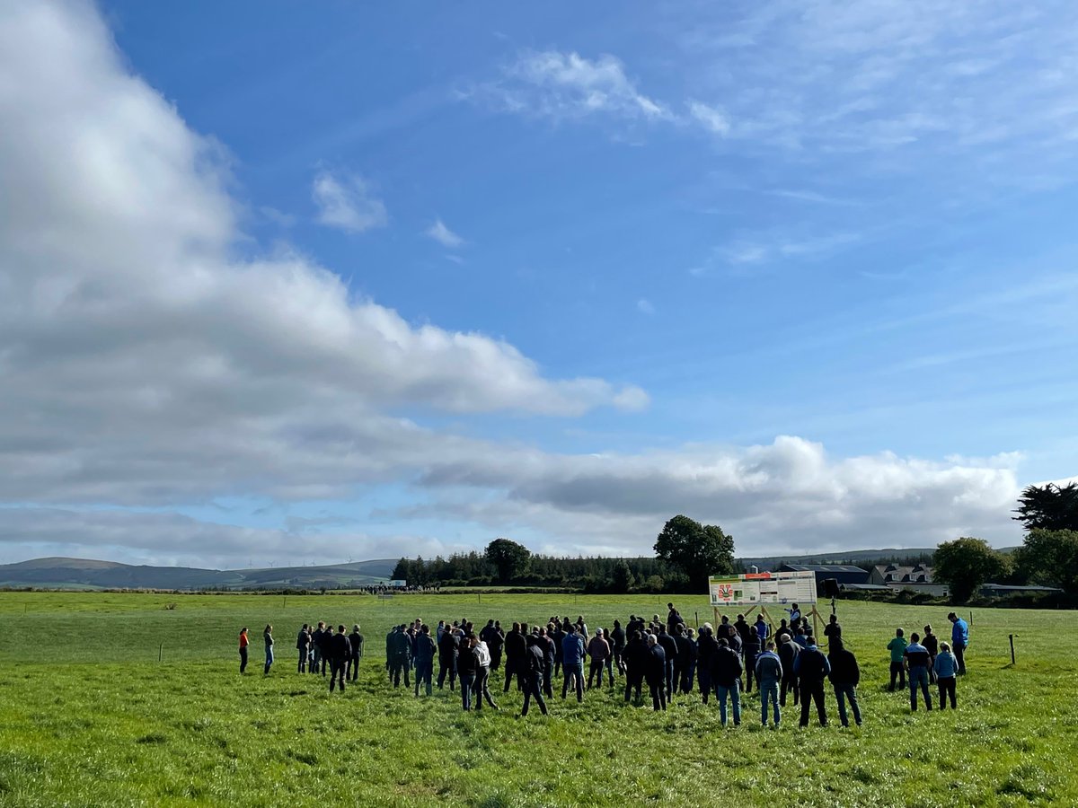 Great interest for the @TeagascGrass10 walk on David O’Leary’s farm in Castleisland. <a href="/TeagascKyLk/">Teagasc Kerry/Limerick</a> <a href="/teagasc/">Teagasc</a>