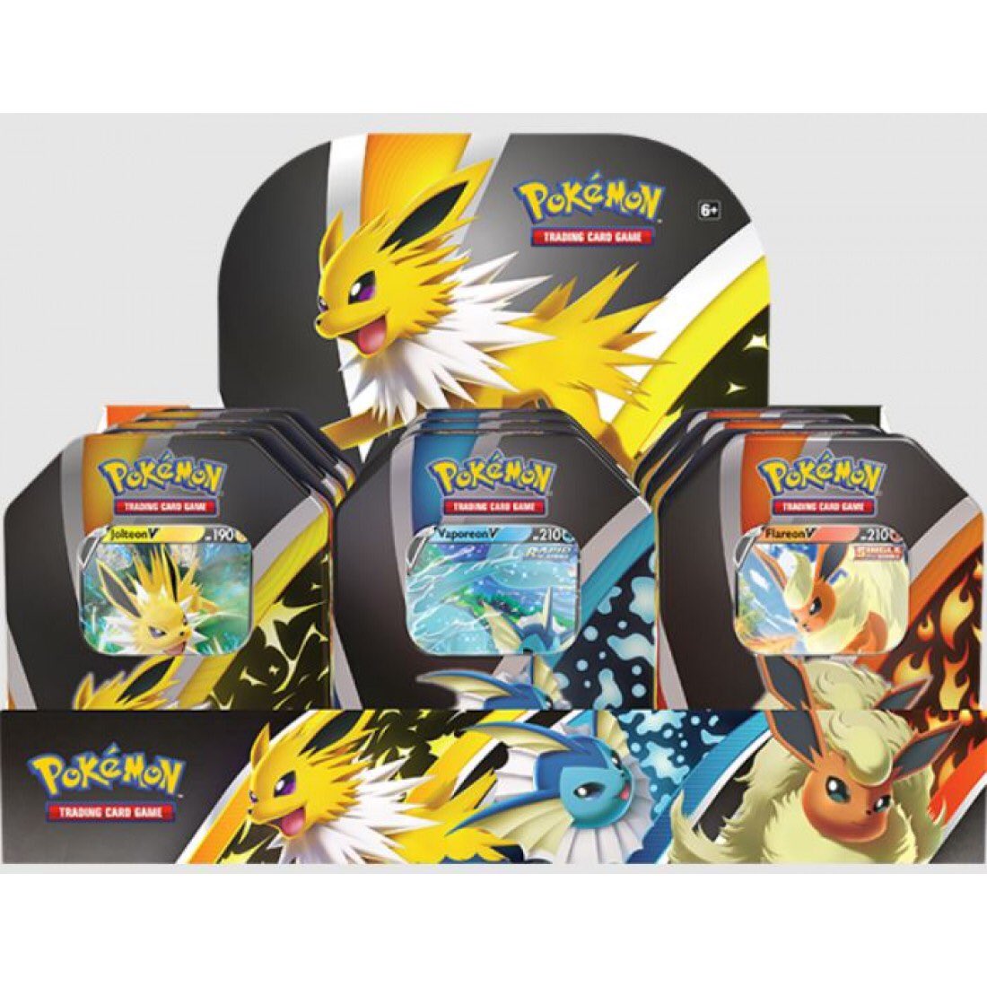 CardsAzel's tweet photo. 🚨NEW STOCK ALERT🚨

Pokemon Eevee Evolutions Fall tins🤩

Which artwork will you pick?
💧VAPOREON
⚡️JOLTEON
🔥FLAREON

10% OFF USING CODE : AZEL10 👀

#pokemon #eevee #jolteon #vaporeon #flareon #evolutions #tins #tcg #hobbystore #TradingCardGame https://t.co/wpoESXcIbT