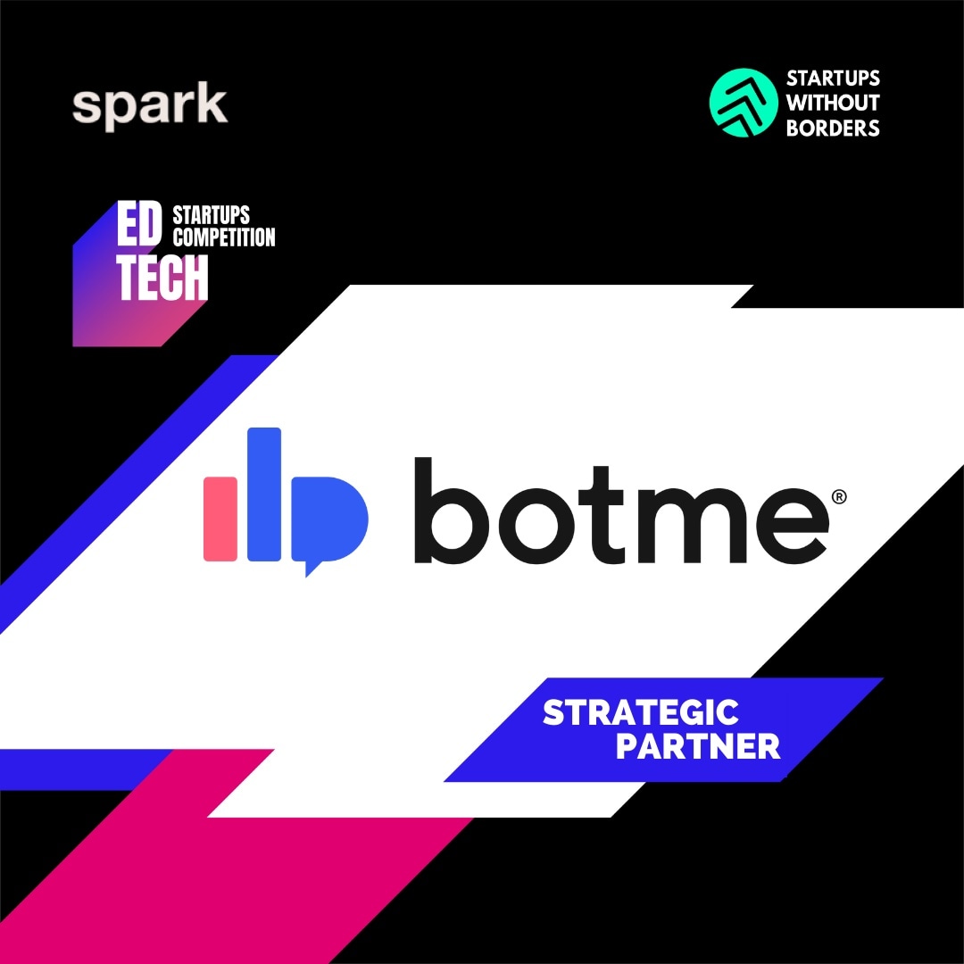 startupswb_com's tweet photo. We are excited to announce Botme as a Strategic Partner in the #EdTech Startups Competition 🎉
Stay tuned for more announcements on the way!
#investor #education #technology #startups #EdTech #startuppitch #pitching #PitchDeck #Competition #entrepreneurship https://t.co/AOjq9EsuVf