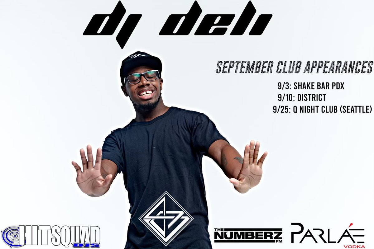 ParlaeVodka's tweet photo. This Saturday @DJDeliOfficial @qnightclub Seattle, WA #DJDELI #ParlaéVodka #PV #PSQV https://t.co/MuMM3BEBAU