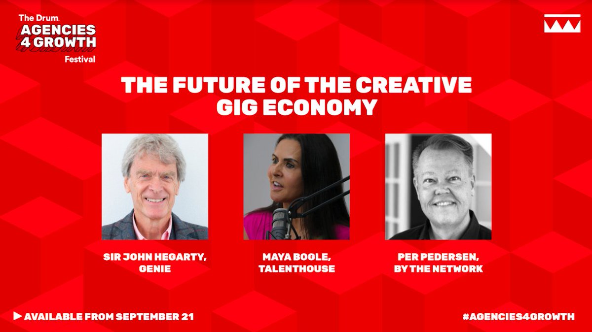 Sir John Hegarty: "It's about whatever system can provide the best talent, to the best briefs, with the best outcomes. I don't care how we get there. What I care about is - is the work great?" - Well worth watching the full panel discussion <a href="/TheDrum/">The Drum</a> Agencies For Growth Festival.