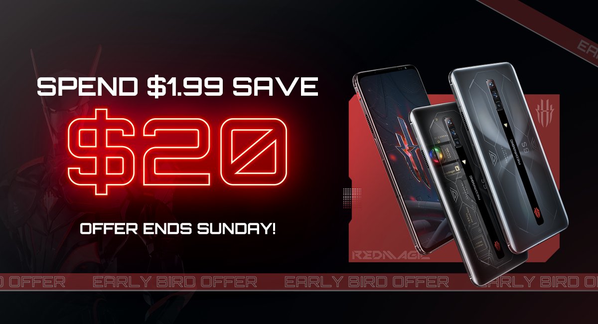 redmagicgaming's tweet image. If you are planning to get the #REDMAGIC6SPro, don&apos;t miss out on this deal!

Save now: bit.ly/RM6SProVoucher
