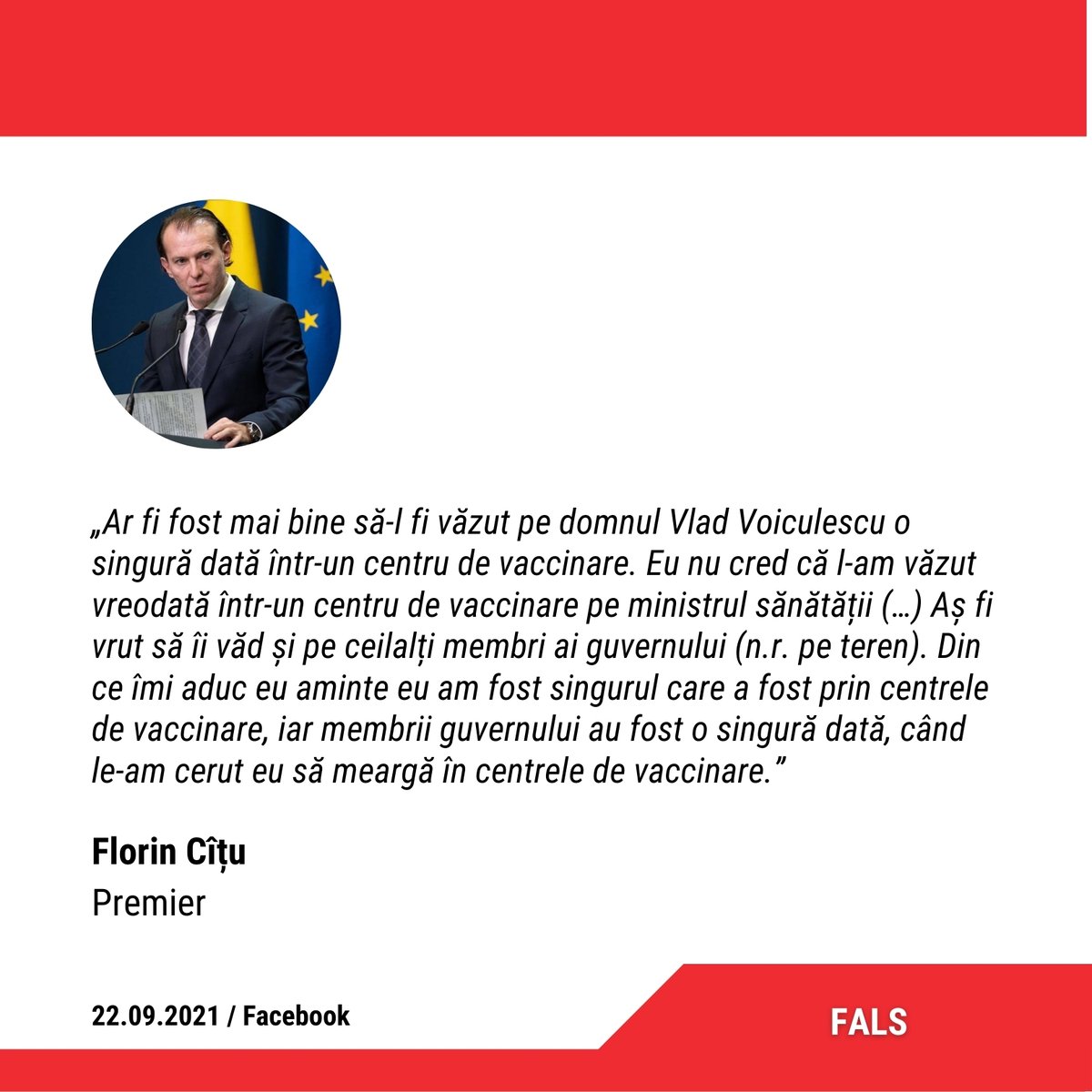 Factual_RO's tweet photo. Verificăm ce a spus ieri @florincitu :

1. https://t.co/O4Um1VxYFS așteptăm vaccinul #CureVac dar nu e gata așa că n-am plătit - TRUNCHIAT
2. https://t.co/VfYCo2UvJi membri guvernului n-au fost prin centre de vaccinare? - FALS, noi i-am găsit, cu tot cu 📸 https://t.co/Ttgt09w1OS