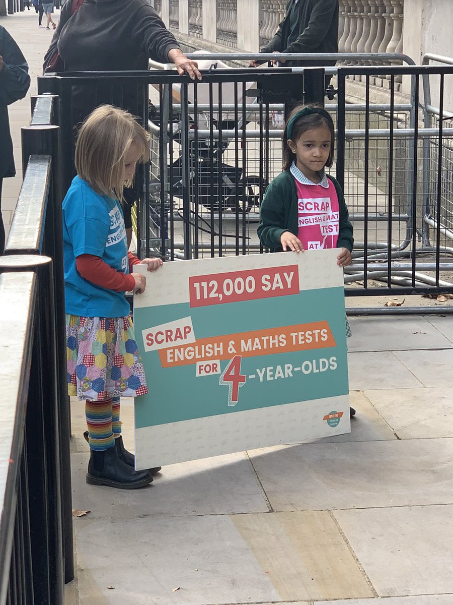 The girls are ready to head into Downing Street #scrapbaseline