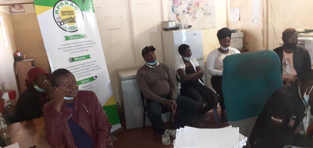 Capacitation and Empowering Beitbridge Progressive Residents and Rate Payers Association Development Trust Ward Committees in Progressive. The Committees being equipped on their duties , responsibilities and mandate in the Association
