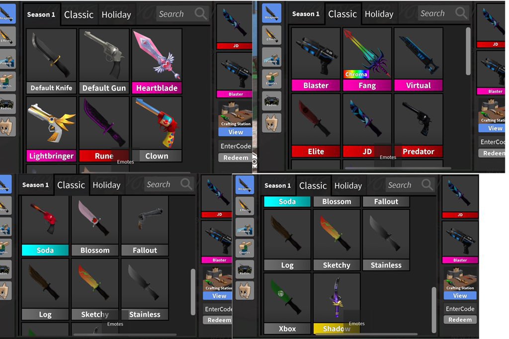 Heartblade Knife, Trade Roblox Murder Mystery 2 (MM2) Items