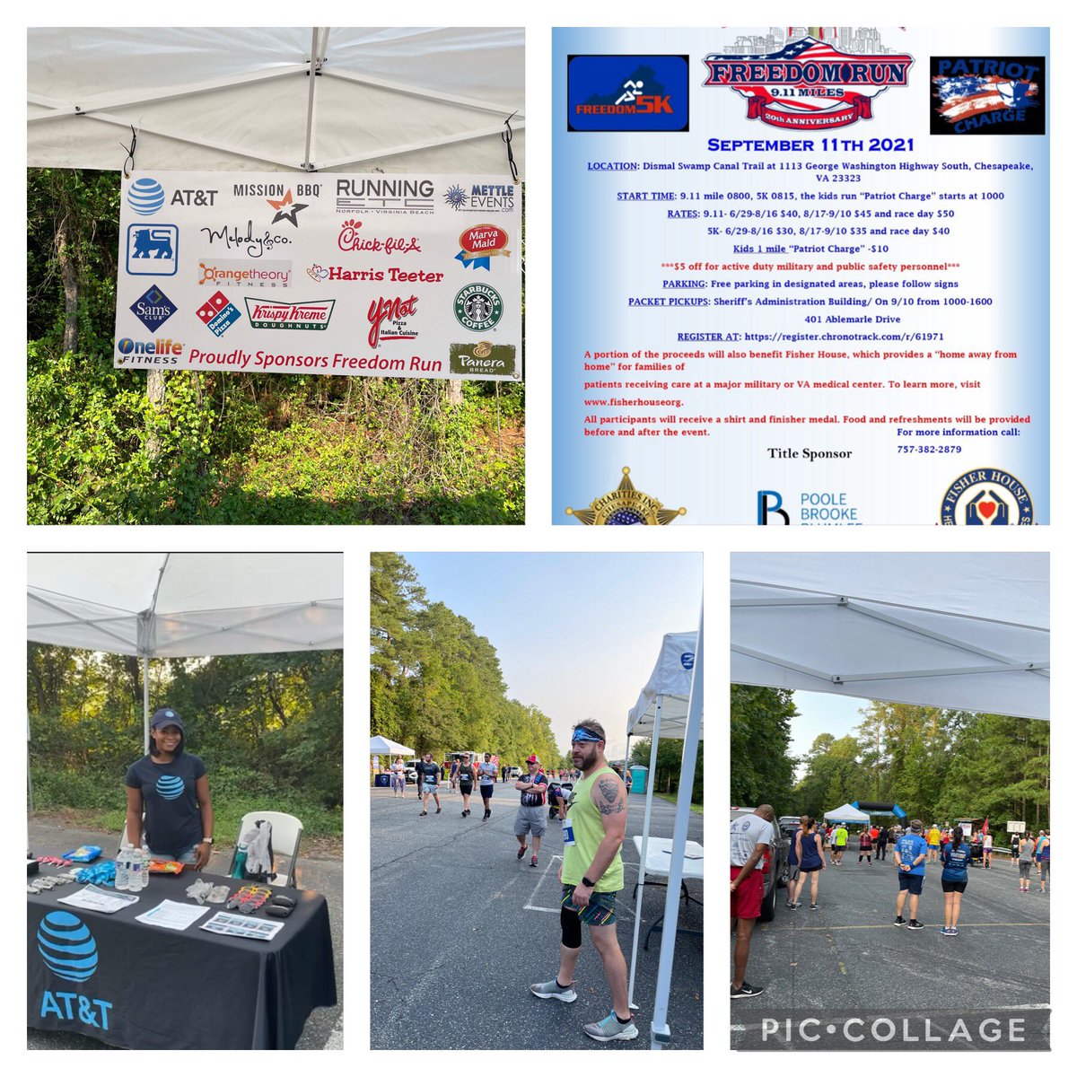 Lauren Winborne (@lauren_winborne) on Twitter photo Had a great time at the Freedom Run this morning with <a href="/MatthewCWebb1/">Matthew C Webb</a>. Matt ran the 9.11 mile race to honor all the first responders that lost their lives during 9/11. Today we remember them <a href="/cjay0908/">Charmaine Johnson</a> <a href="/DaleB1/">Dale S. Brown</a> <a href="/404girl/">Betsy Francis</a> <a href="/ChesSheriffOff/">Chesapeake Sheriff's Office</a> Had a great time at the Freedom Run this morning with <a href="/MatthewCWebb1/">Matthew C Webb</a>. Matt ran the 9.11 mile race to honor all the first responders that lost their lives during 9/11. Today we remember them <a href="/cjay0908/">Charmaine Johnson</a> <a href="/DaleB1/">Dale S. Brown</a> <a href="/404girl/">Betsy Francis</a> <a href="/ChesSheriffOff/">Chesapeake Sheriff's Office</a>