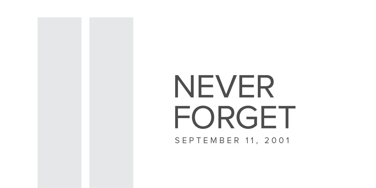WSUMedicine's tweet photo. September 11, 2001. 

We will never forget those we lost, those who responded, and those who defended. 🇺🇸

#neverforget | #weremember https://t.co/QSGbKe3Px4
