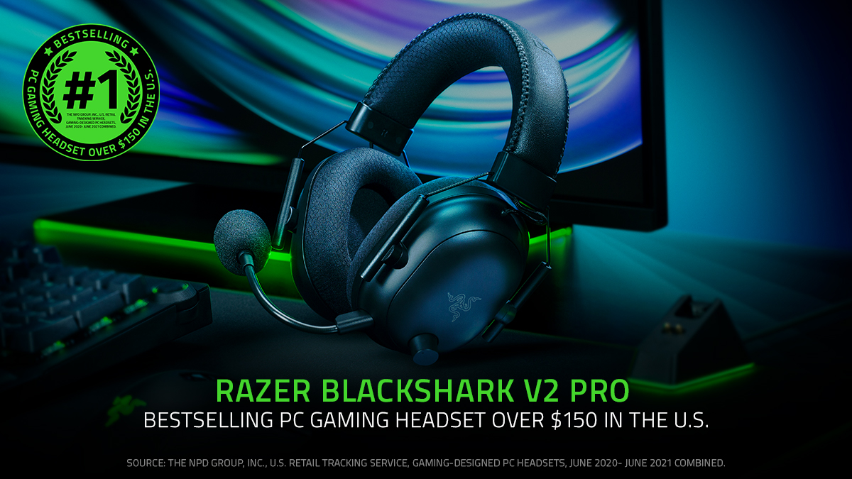 Wireless Gaming Headset for Esports - Razer BlackShark V2 Pro