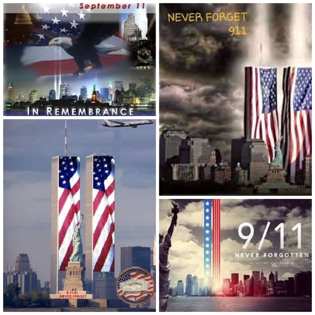 TEAMBENICA's tweet photo. #NeverForget.

#911.

#20YearsLater.

I Will NEVER Forget This Horrific Day. I Think That Agent Orange (Trump)  Was Somehow Behind It Since He Is Friends With The Taliban &amp; Al-Qaeda. But US Survived It Thank God REAL TALK.💯 https://t.co/A6GkxlmTGT