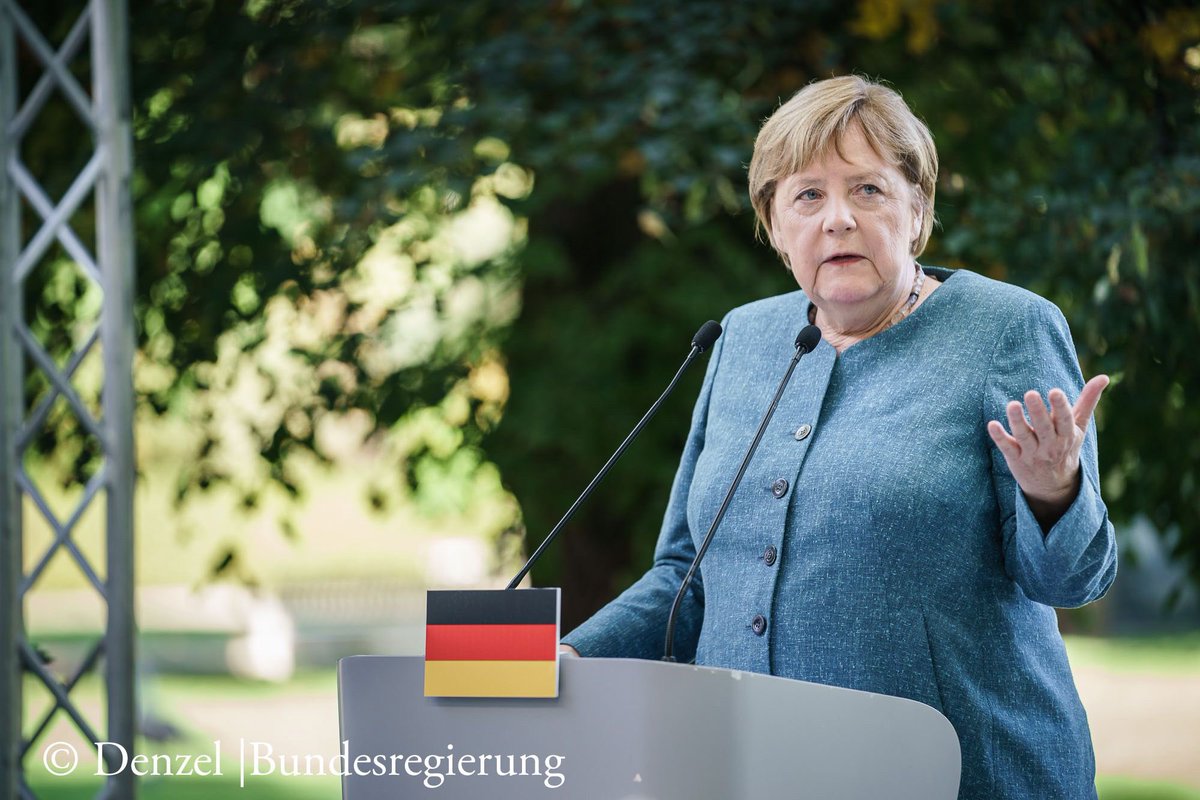 Amb_Berger's tweet image. "Stosunki między 🇵🇱 a 🇩🇪 w czasie kadencji każdego polskiego rządu szczególnie leżały mi na sercu. Dobre stosunki 🇵🇱-🇩🇪 są też zawsze gwarancją pokoju“ - podkreśliła dziś kanclerz Merkel na wspólnej konferencji prasowej z premierem Morawieckim w Warszawie.” @RegSprecher