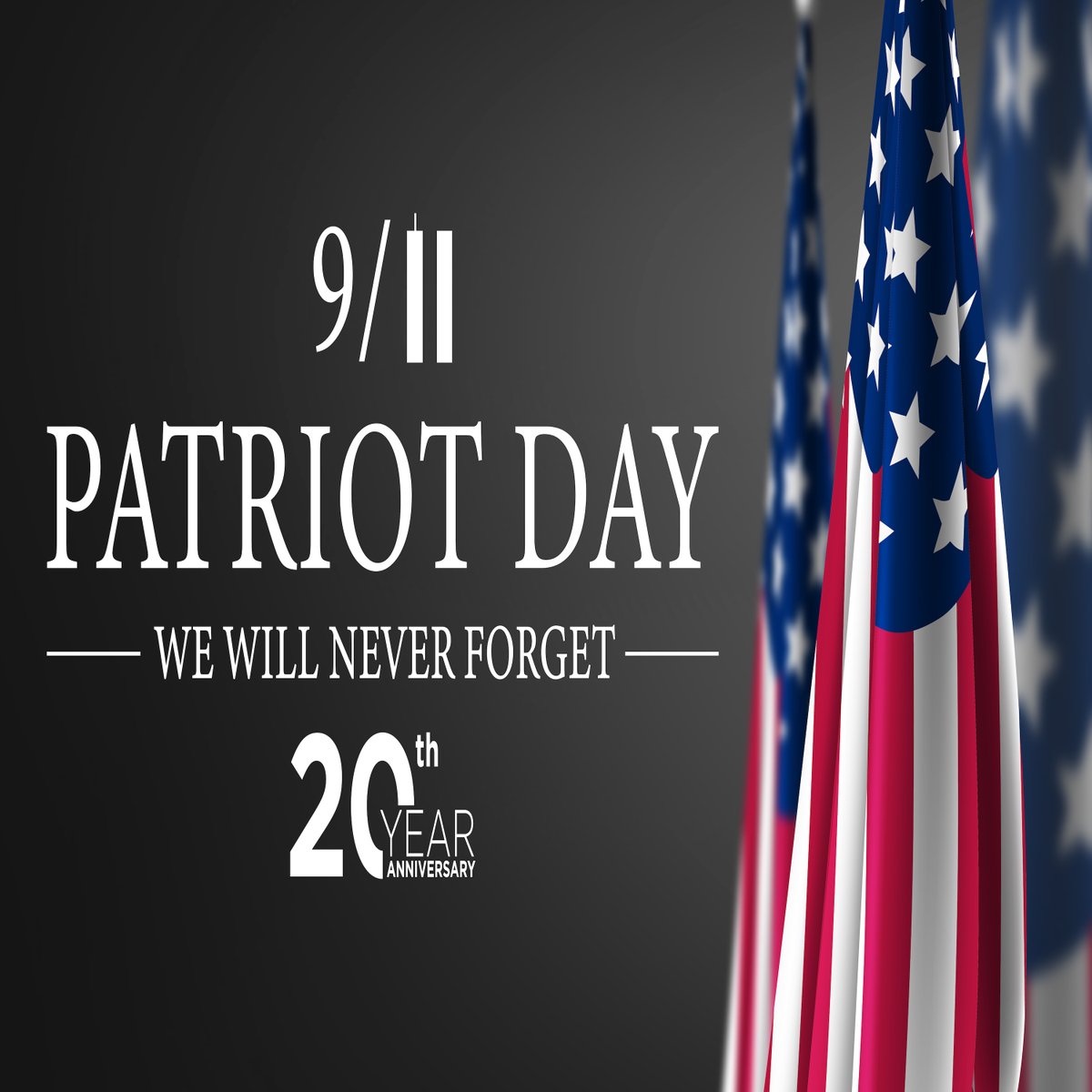 On the 20th anniversary of this American tragedy, we remember those who lost their lives and lost their loved ones. We remember the heroes. Especially as New Yorkers, we remember the heaviness of our hearts and we will #NeverForget
