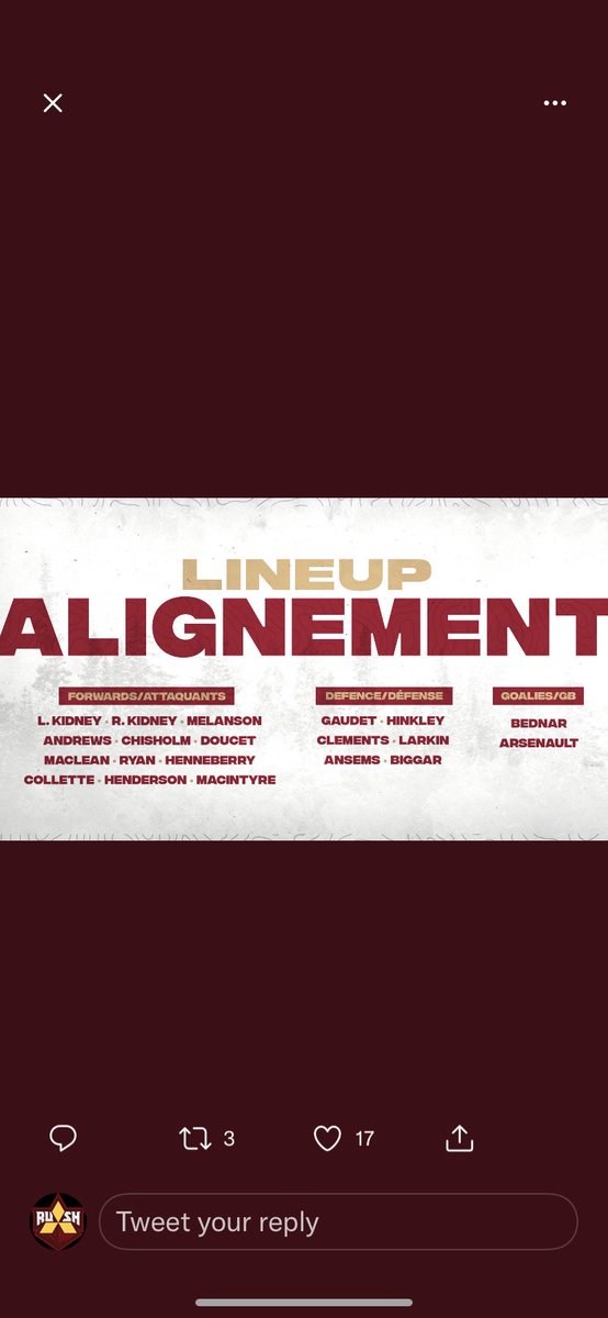 In other news: Good Luck to <a href="/drewmacintyre9/">Drew MacIntyre</a> in his game with <a href="/ABTitan/">Titan Acadie-Bathurst</a> … show’em what you’re made of! 👊🏻