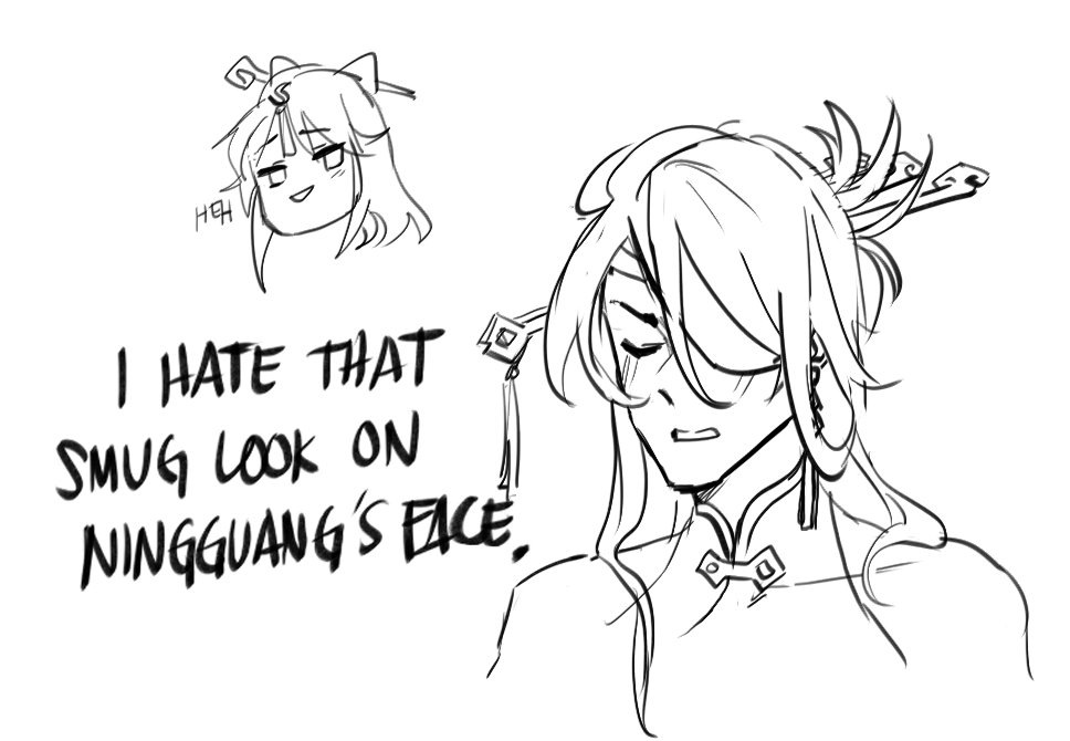 beidou rants about ningguang 

//nsfw ish XD 