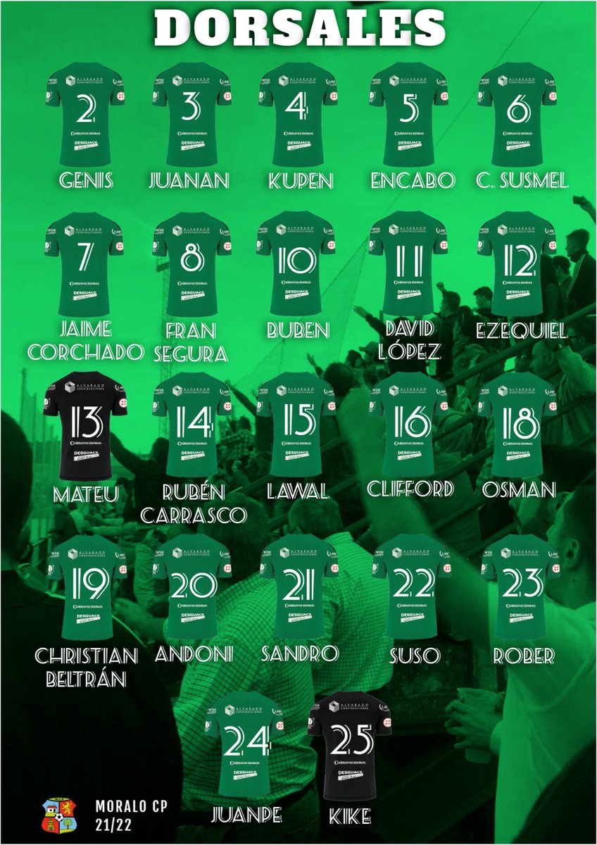 Dorsales temporada 21/22