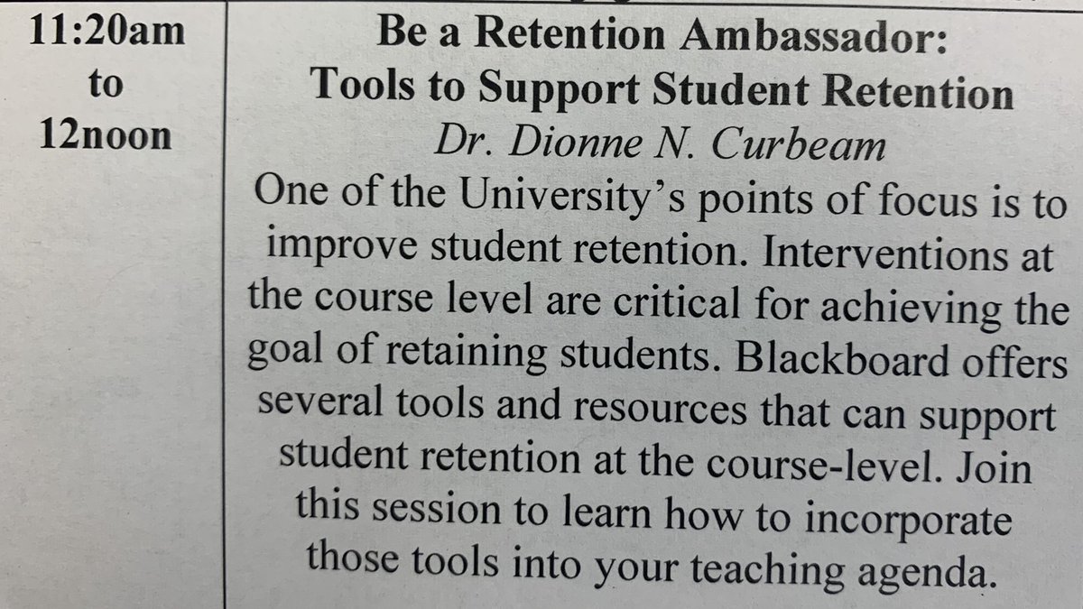 aelhaggan's tweet image. Learning about #Retention tools @Blackboard Learn at the Professional Development Saturday @CoppinStateUniv @CoppinStateTech  #csutech @CoppinStateAlum @CoppinPresident @LeontyeLewis #HBCUBUZZ #HBCUs