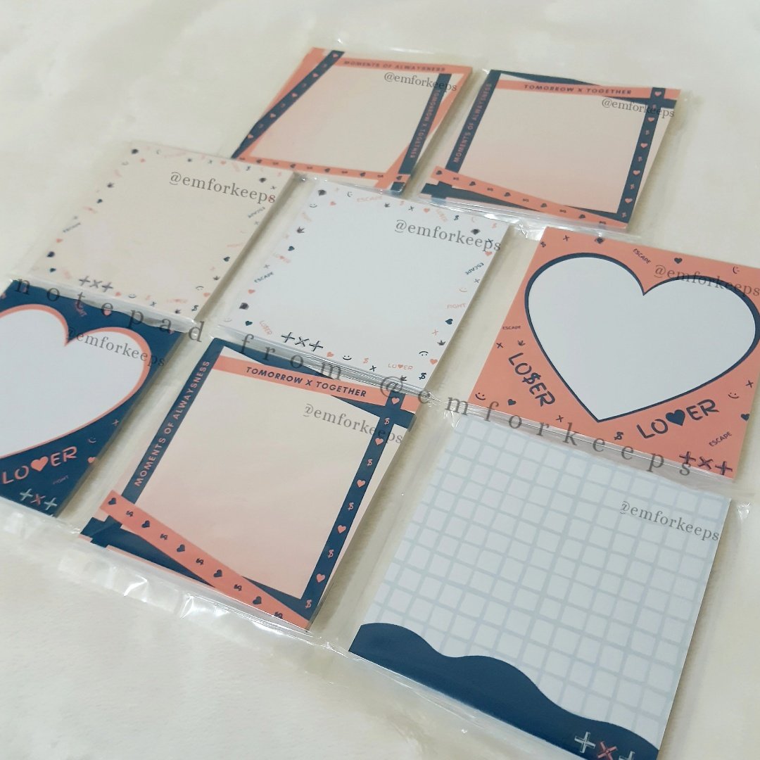 emforkeeps's tweet photo. #EmforkeepsUpdates
40+ notepads arrived! Kindly wait for my dm regarding your lsf and pf. Thank you for your patience!๐โโ๏ธโค
โผSome of them is to sell for #EmforkeepsOnhands ๐
๐ For those who want to pre-order, GO will open tomorrow. https://t.co/ec2nNDOukr