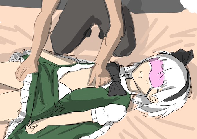 えっちなマッサージをされる妖夢 