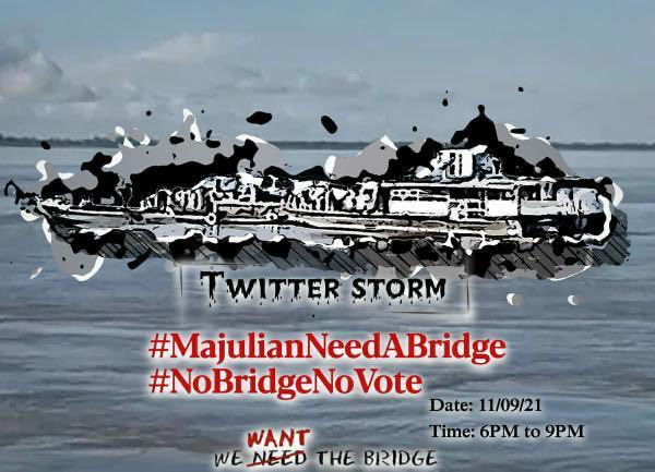 AchurjyaBorpat1's tweet photo. #MajulianNeedABridge #NoBridgeNoVote 
🙏🙏 https://t.co/UXegiNTMQT