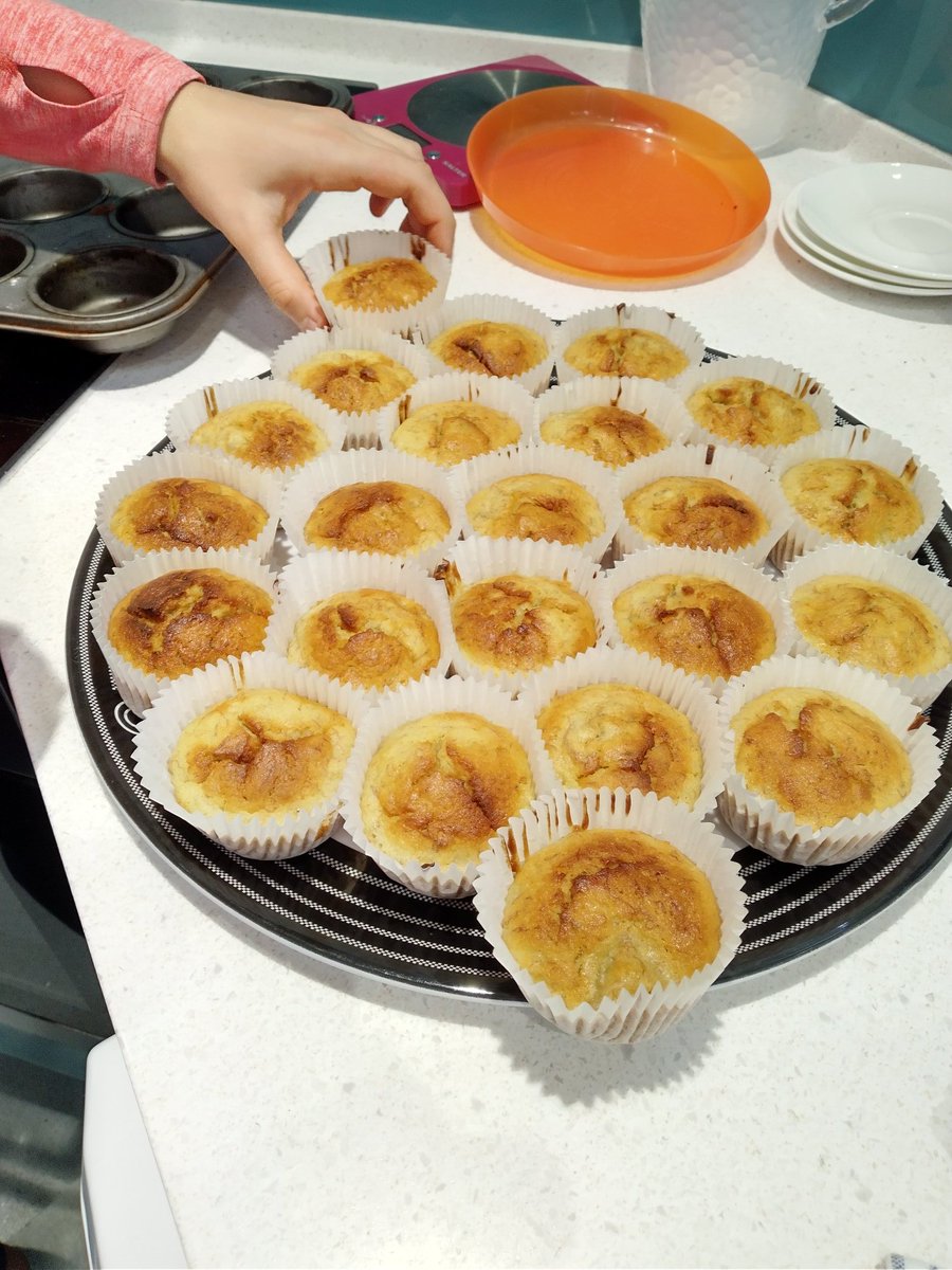 Afternoon baking with matron. More help eating than with the baking though 🙂 <a href="/ToynbeeH/">Toynbee House</a>