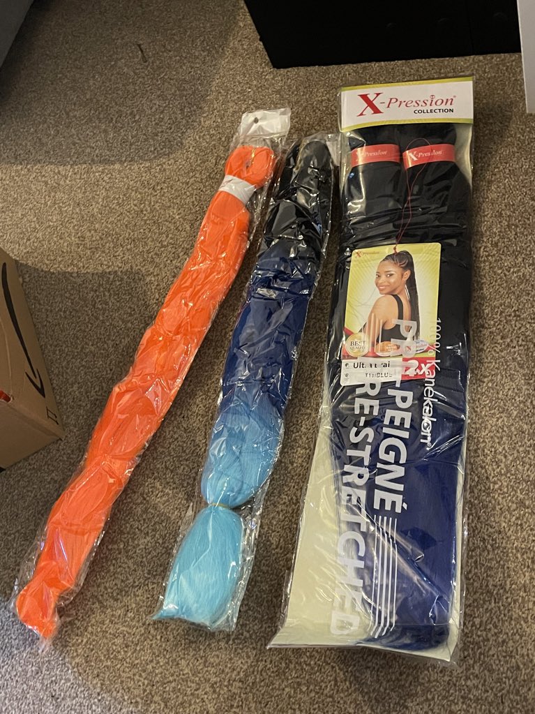 voidxshift's tweet image. told mum i wanted to get braids and woke up to this