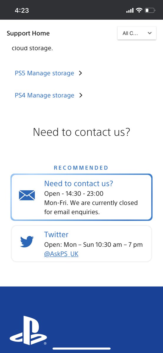 HamdanNouman's tweet photo. @AskPS_UK you do realise that there is no option to message you on this pge and you have closed email enquiries as well. I am having issues in accessing purchased dlc. Please lemme know who to reach out to https://t.co/Sb67JAdidl