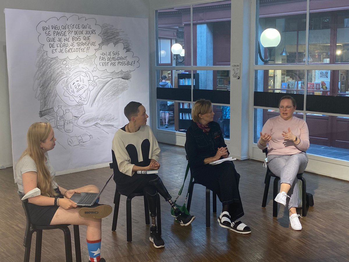 EUNIC_Brussels's tweet image. In the framework of Brussels comic strip festival we have the tremendous pleasure to welcome a panel on Nordic #comicstrip. With Kaisa Leka, Anneli Furmark and Mari Laaniste 🇸🇪🇫🇮🇪🇪 @visitbrussels #comicstripfestival #fetedelabd